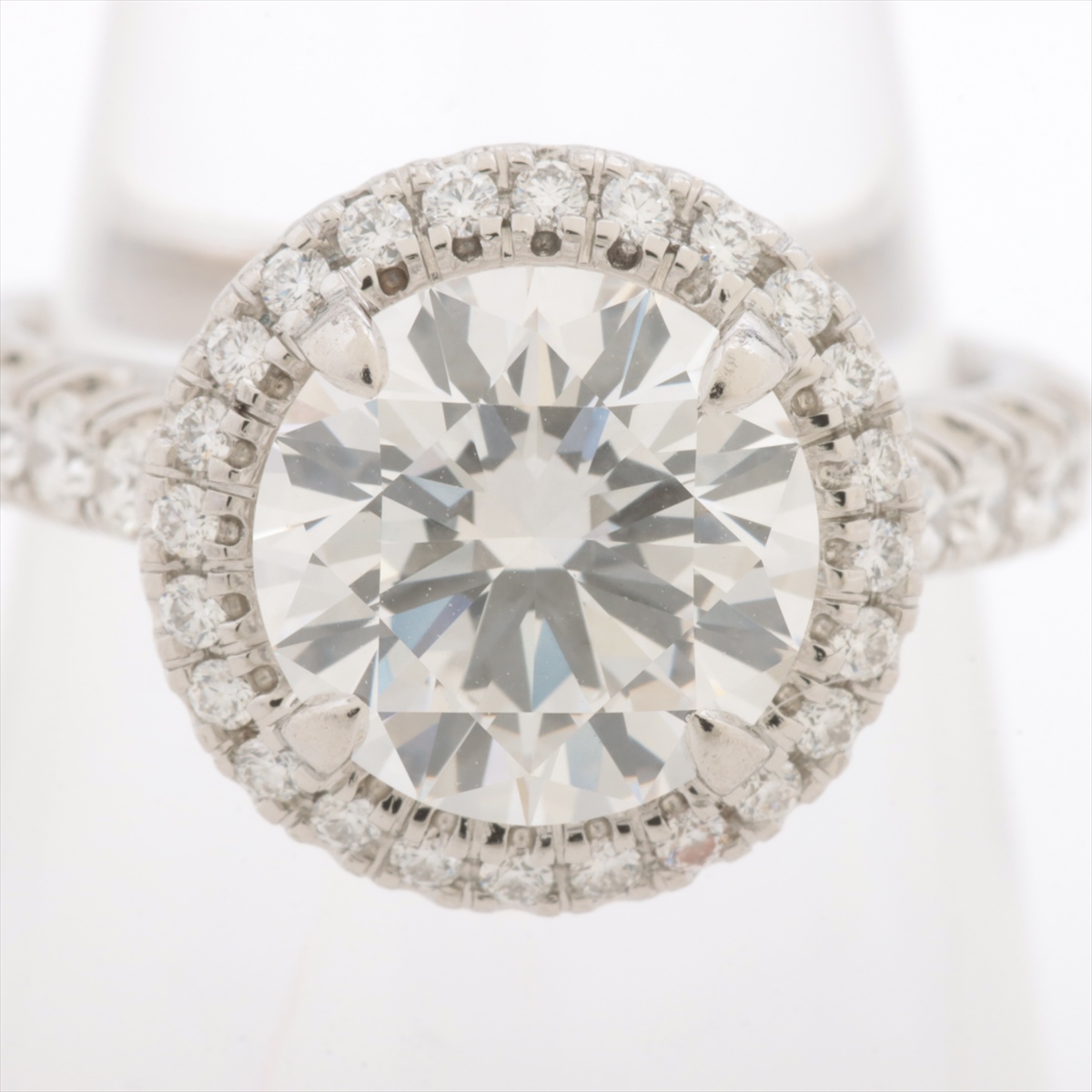 極美品 カルティエ VVS2 pt950 ダイヤ リング 3号 GIA Cartier Destiné diamond Ring Pt950 6.0g 2.20 D VVS2 EX FB