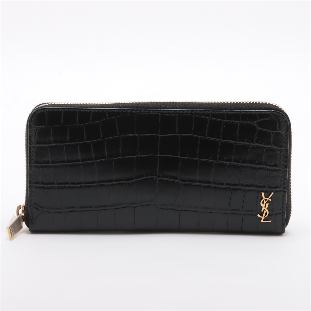 箱付✨ サンローラン ラウンドジップ 長財布 クロコ型押し YSL カサンドラ 箱付✨ サンローラン ラウンドジップ 長財布 クロコ型押し YSL