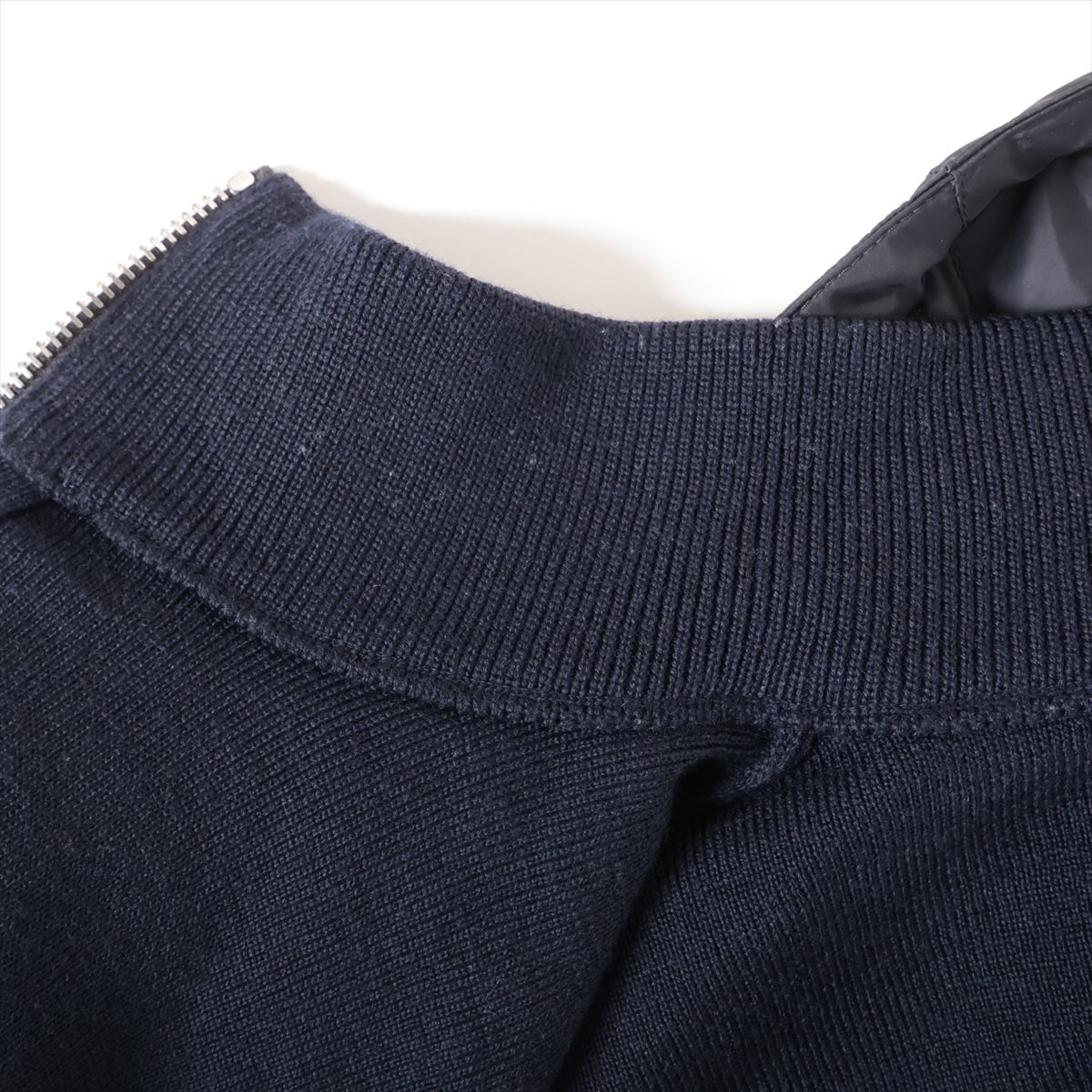 VINTAGE●PRADA●トライアングル ロゴ 22年 ウール パーカー A3297547.JPG