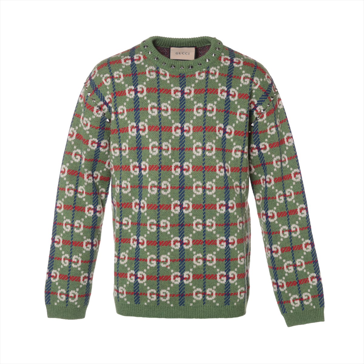 グリーン（緑）系 GUCCI(グッチ) ニット・セーター(メンズ