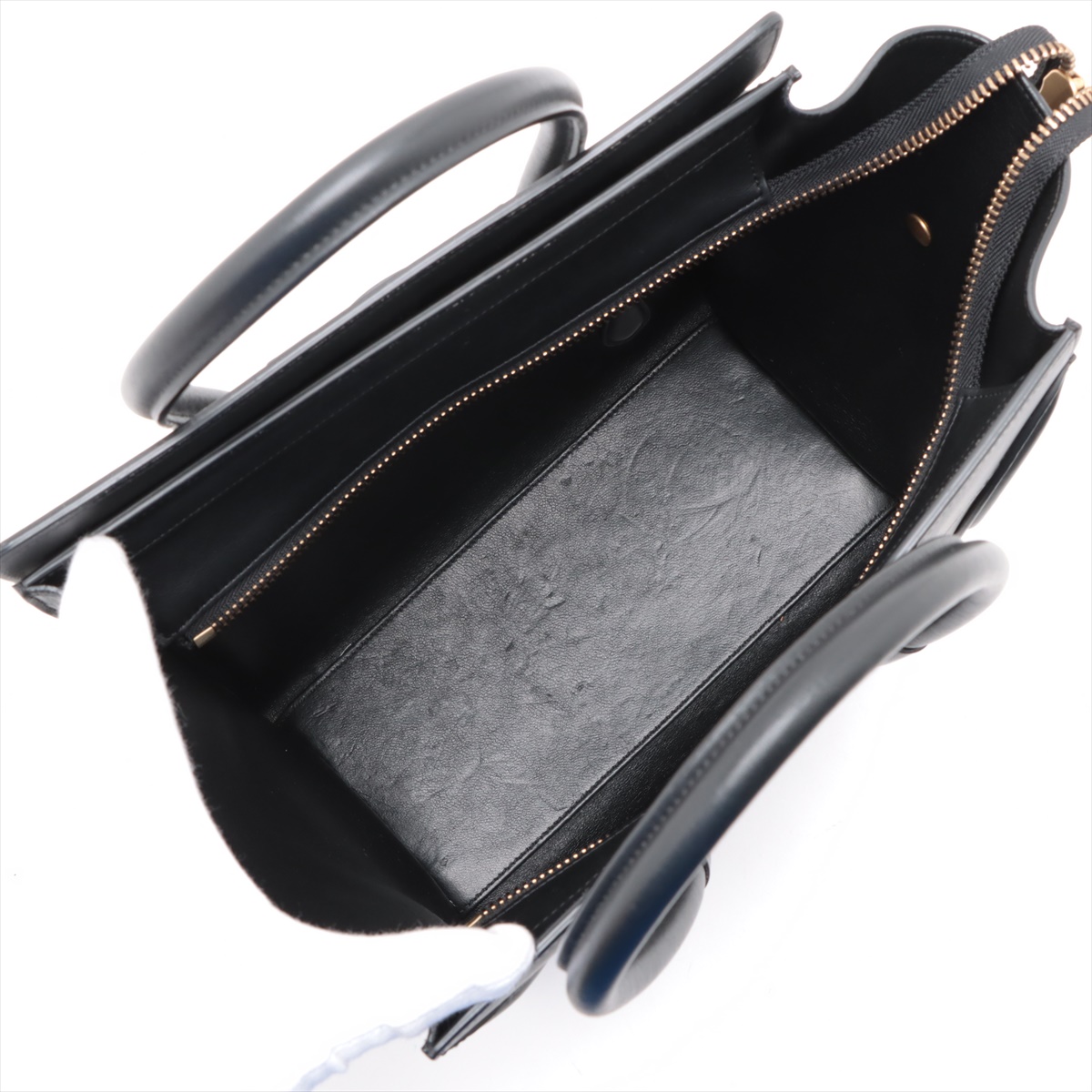 美品】CELINE セリーヌ ラゲージ マイクロショッパー ブラック