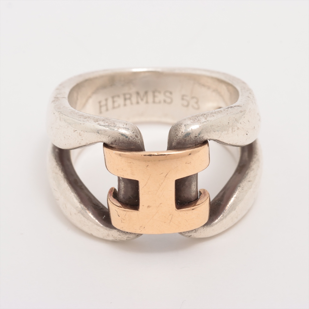エルメス ヒストリー リング 53 925×750 10.2g シルバー