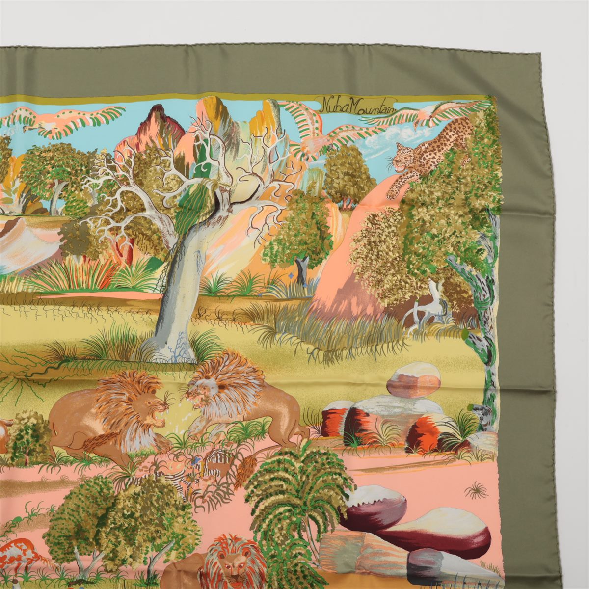 エルメス カレ90 Nuba Mountain ヌバ マウンテン スカーフ
