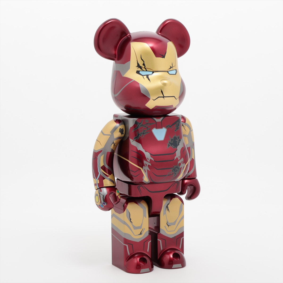 安い フィギュア ベアブリック プラスチック Infinity MARVEL レッド 小物・アクセサリー