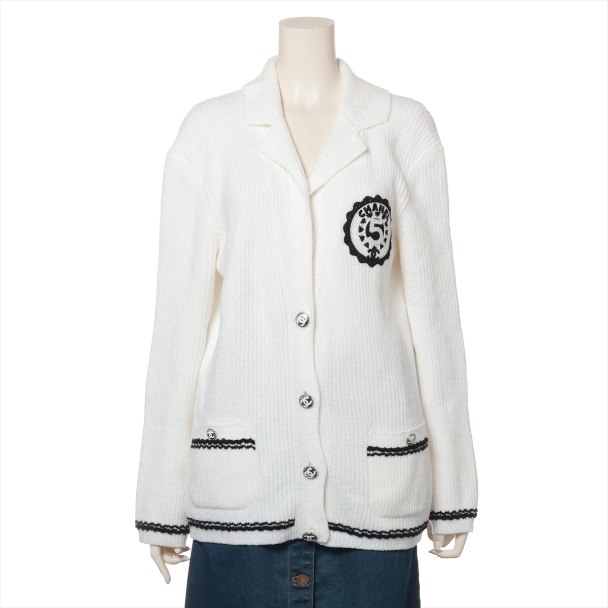 CHANEL - シャネル 20A カーディガン ココマークボタン カシミヤ