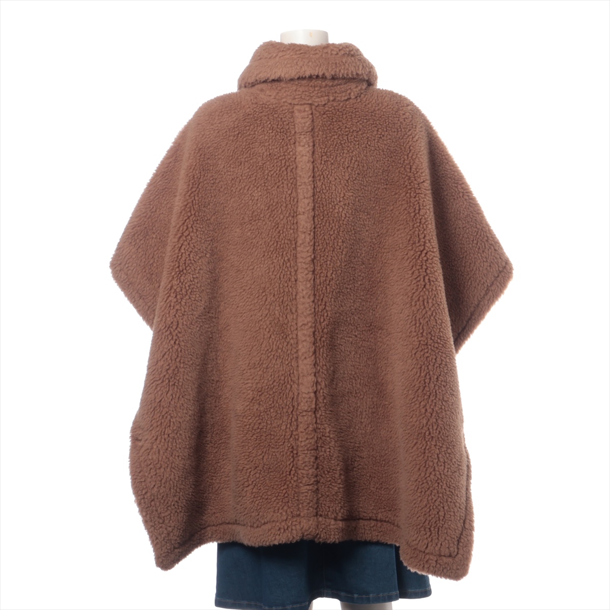 Max Mara テベ テディベアケープ コート 473607236 ブラウン