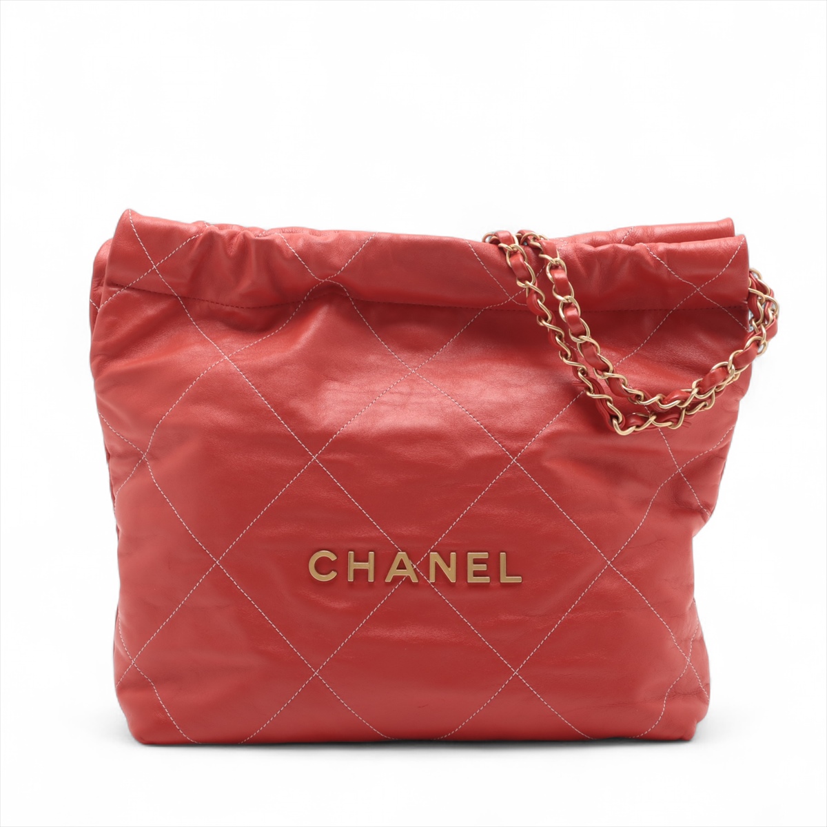 CHANEL シャネル トラベルライン レッド ショルダーバッグ