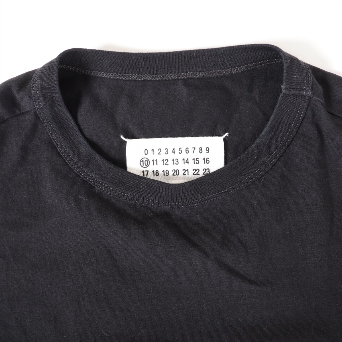 メゾンマルジェラ 21AW コットン Tシャツ 44 メンズ ブラック
