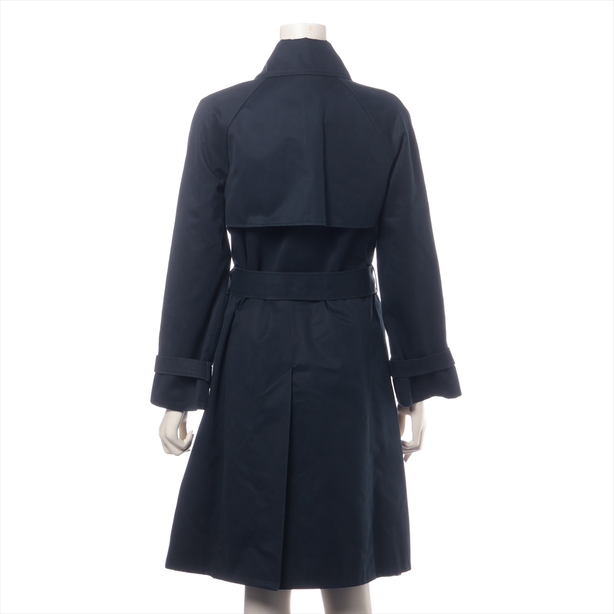 セリーヌ CELINE トレンチコート 金ボタン ヴィンテージ 紺