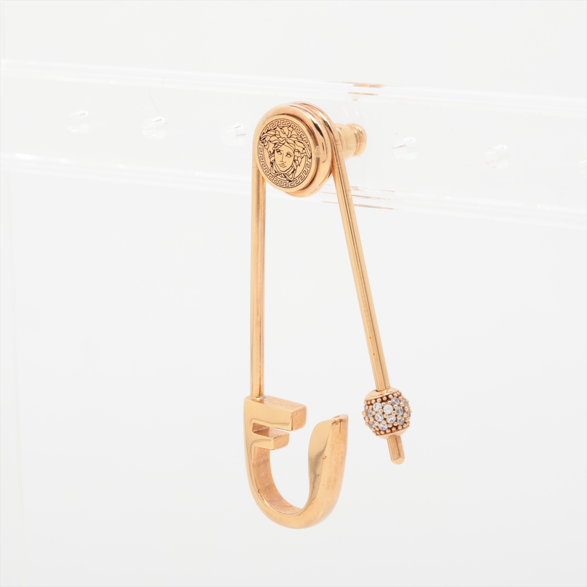 フェンディ×ヴェルサーチェ フェンダーチェ ピアス(片耳用) GP