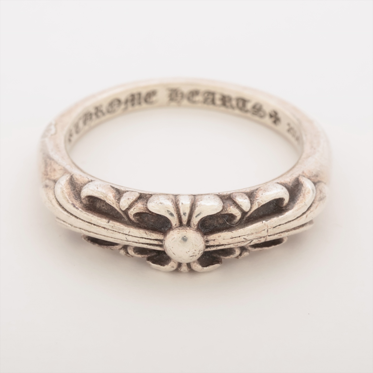 CHROME HEARTS☆セメタリークロス☆リング/17号/インボイス