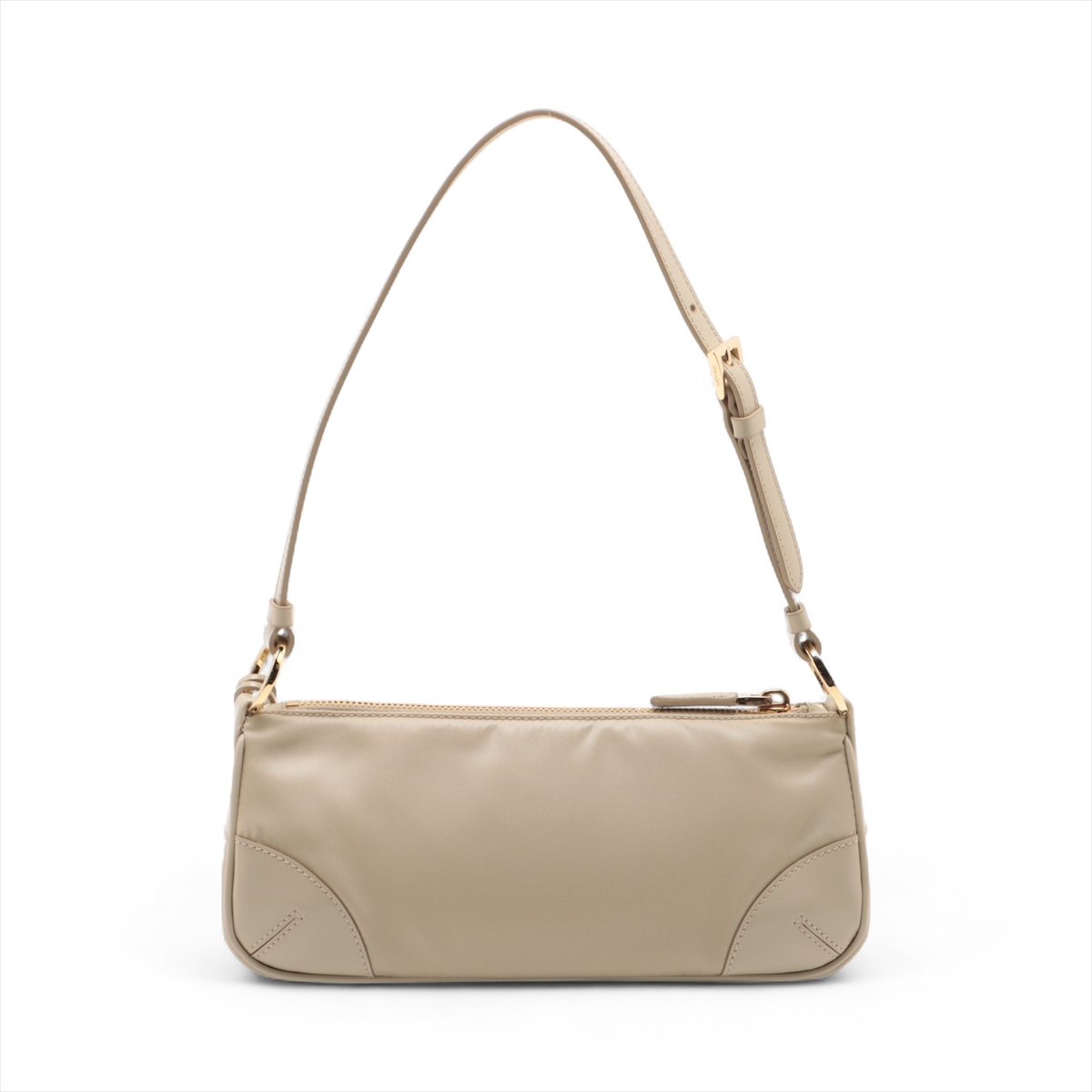 [超絶美品]プラダ バッグ ロゴ ブラックｘシルバー金具 ナイロンｘレザー 美品 PRADA プラダ ロゴ ブラック 黒 シルバー金具 ナイロン
