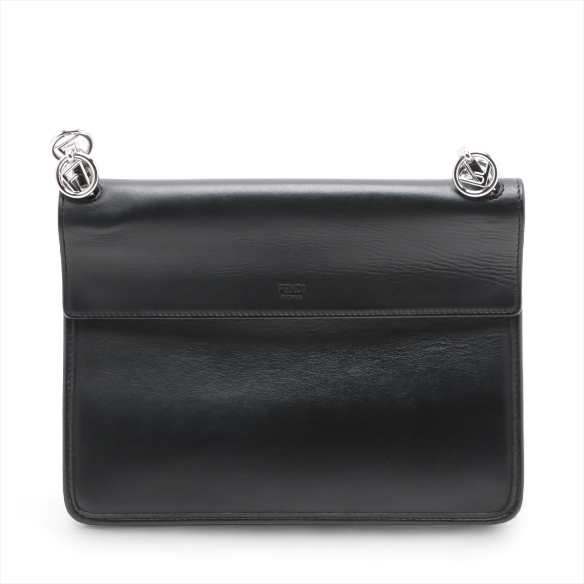 フェンディ レザー カン I 2way バッグ 8BT283 Fendi Kan I F Leather 2 Way Shoulder Bag Black 8BT284 | eBay