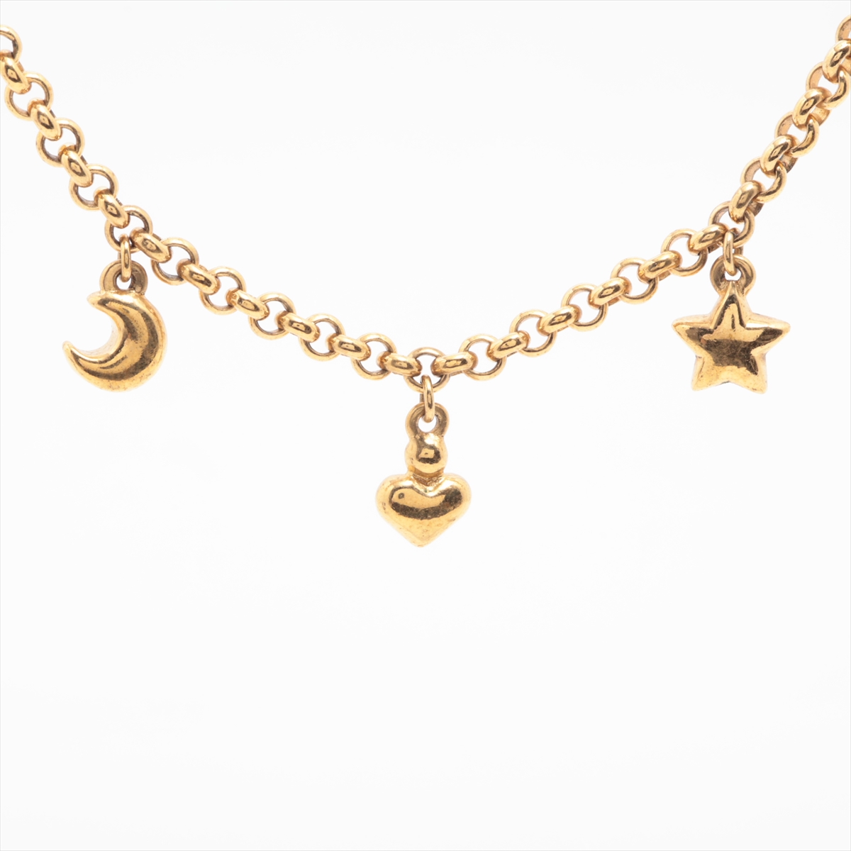 ディオール ネックレス ラインストーン ゴールドAランクdi3307cb CHRISTIAN DIOR クリスチャンディオール ラインストーン