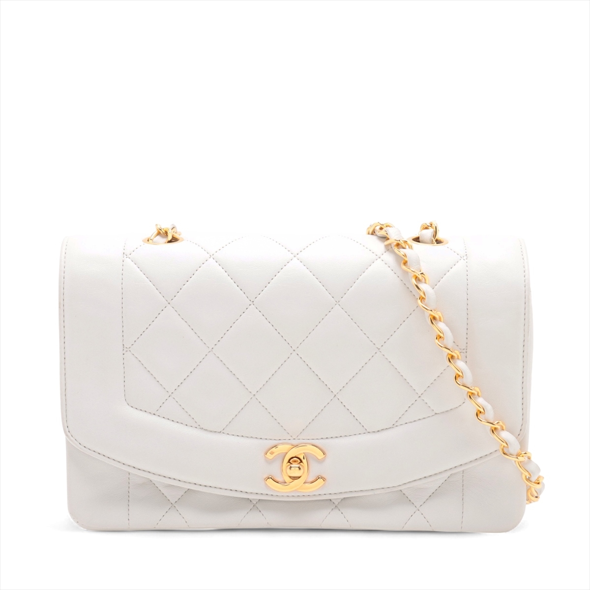 CHANEL ダイアナバッグ マトラッセ チェーンショルダーバッグ