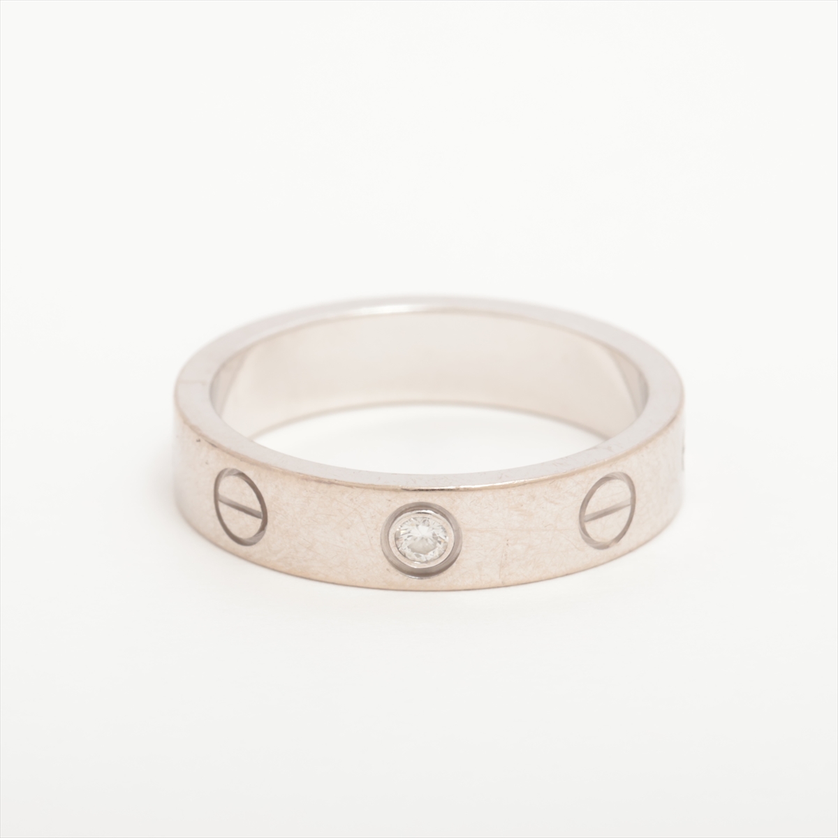 カルティエ Cartier ミニラブ #48 リング ダイヤ 1P K18 PG