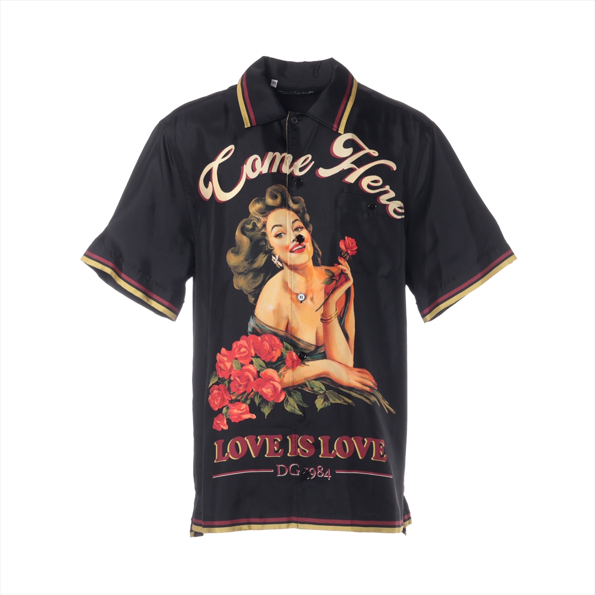 ドルチェ&ガッバーナ コットン Tシャツ 52 メンズ ブラック
