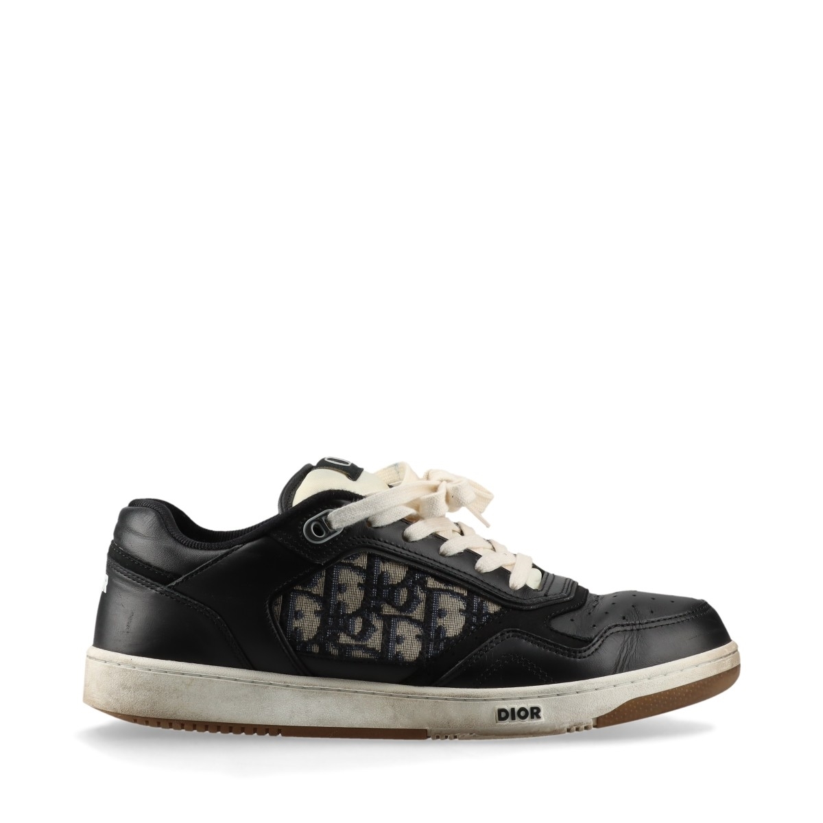 Dior スニーカー B27 ロートップ 本革レザー＆デニム オブリーク ○人気沸騰【 DIOR 】B27 ロートップスニーカー (Dior
