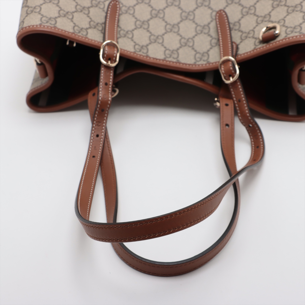 GUCCI - グッチ ディテール付きトートバッグ GGスプリーム