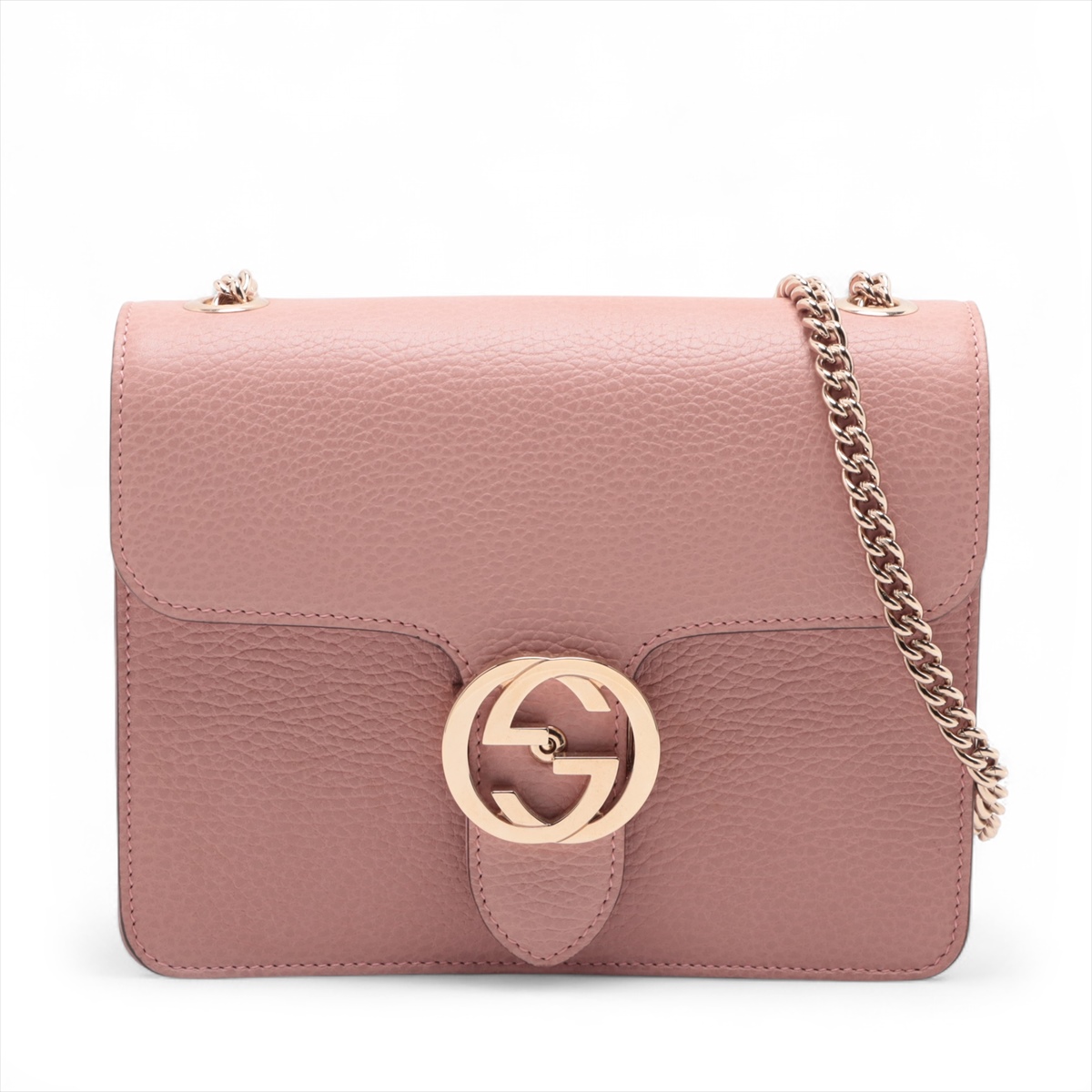GUCCI グッチ インターロッキングG グッチシマ 二つ折長財布 GG