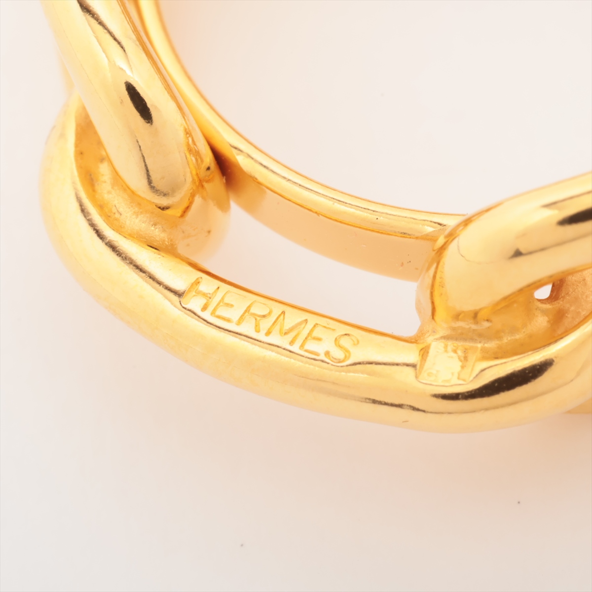 極美 HERMES エルメス ルカデ シェーヌダンクル スカーフリング