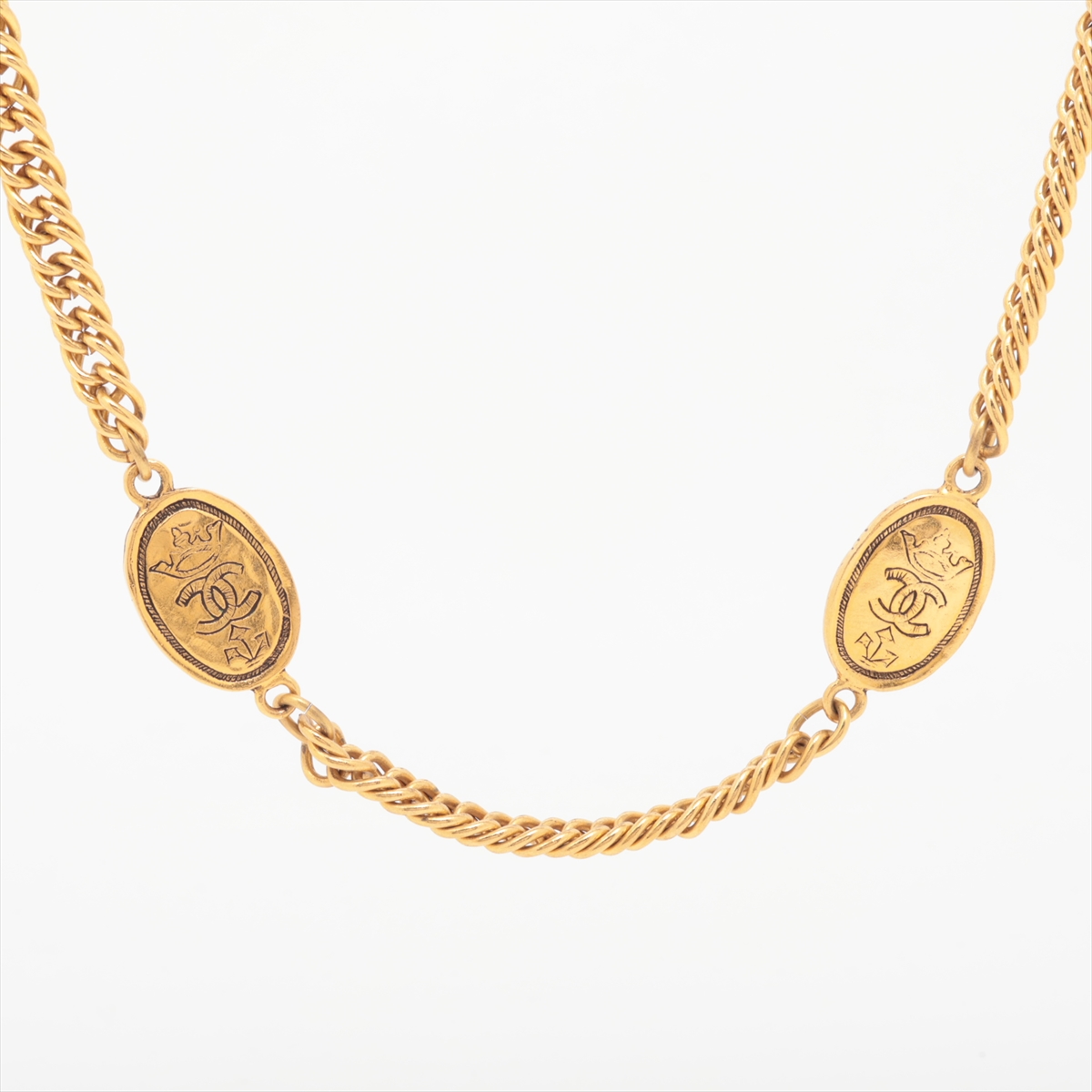 シャネル 31 RUE CAMBON ネックレス GP ゴールド メダル