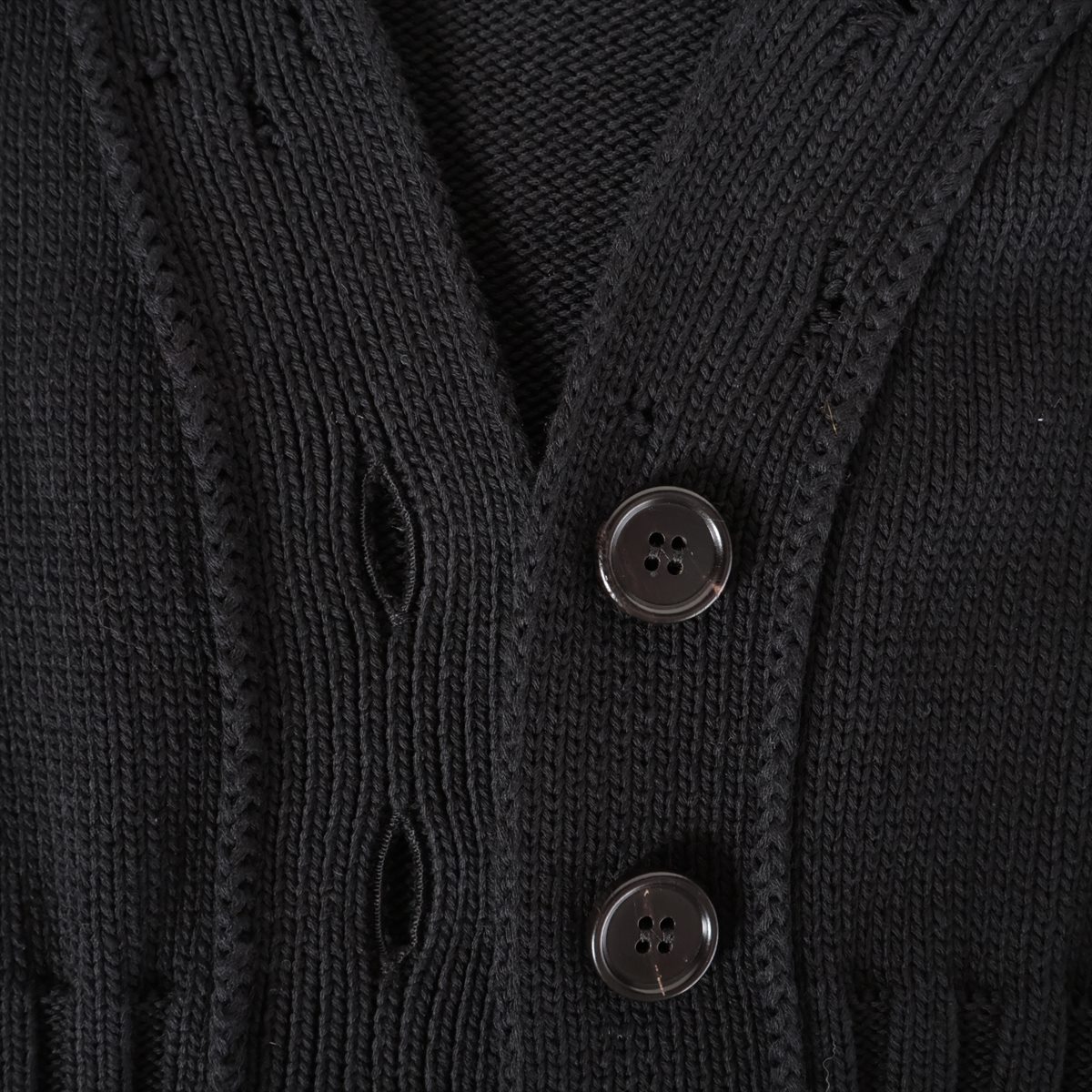MARNI◆カーディガン(厚手)/38/コットン/BLK/CDMD0223A2 UFC652 MARNI マルニ カーディガン CDMD0223A2 UFC652 レディース V