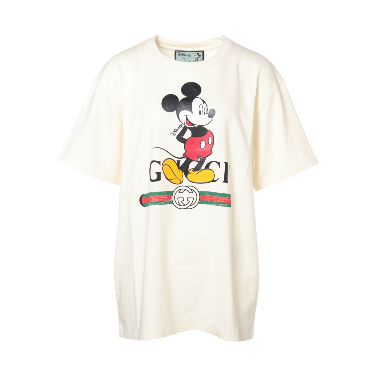 グッチ×ディズニー コットン×ポリエステル ワンピース XS