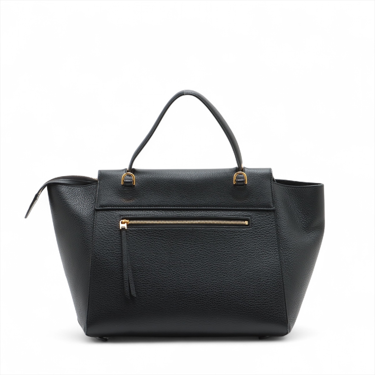 中古品★CELINE★ベルトバッグ ミニ グレー BELT BAG MINI ベルトバッグ ミニ ハンドバッグ レザー グレー