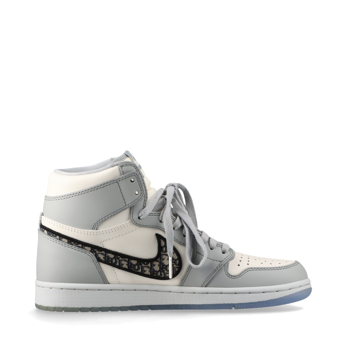 T*A様 Dior x Air Jordan 1 グレー/ホワイト/ブラック Dior x Nike AIR JORDAN 1 HIGH OG DIOR 20AW Leather High-top