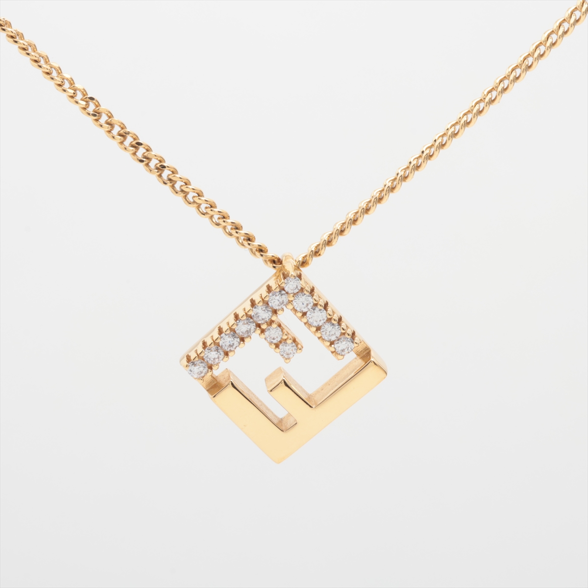 【関税&送料込】Fendi Forever Fendi Necklace Forever Fendi necklace Enameled metal Black | Fendi
