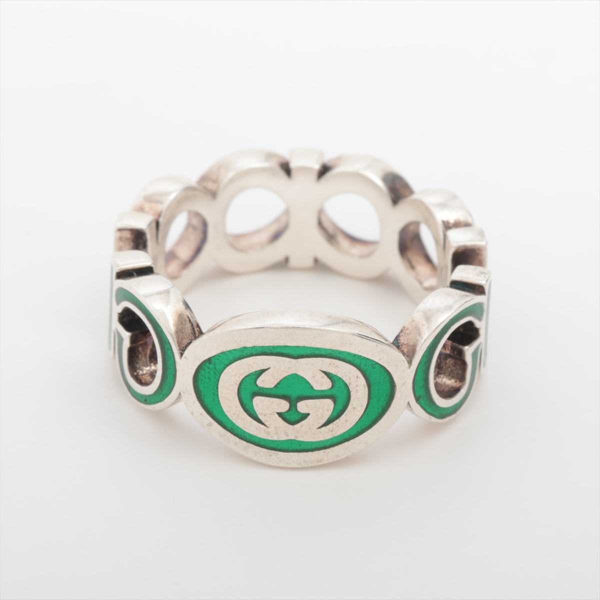 グッチ リング 指輪 16号 磨き済 美品 GUCCI マーモント