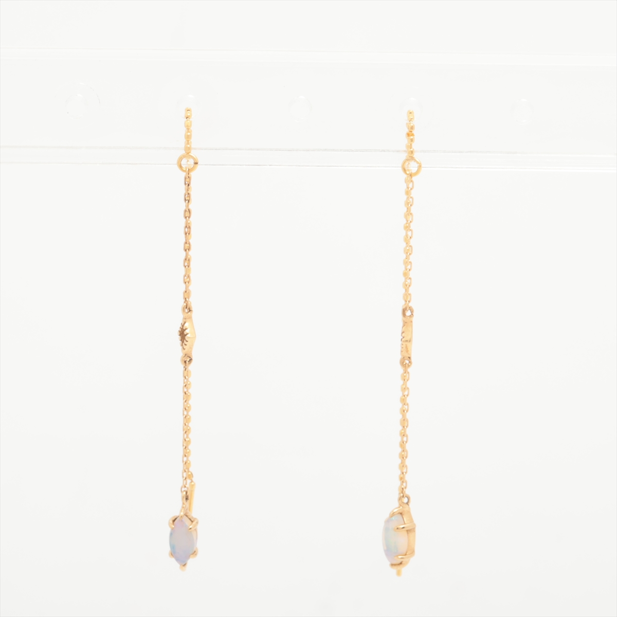 AHKAH　k18　シェリーピアス　キャッチなし　agete　ete AHKAH k18 シェリーピアス キャッチなし agete ete （パール｜今