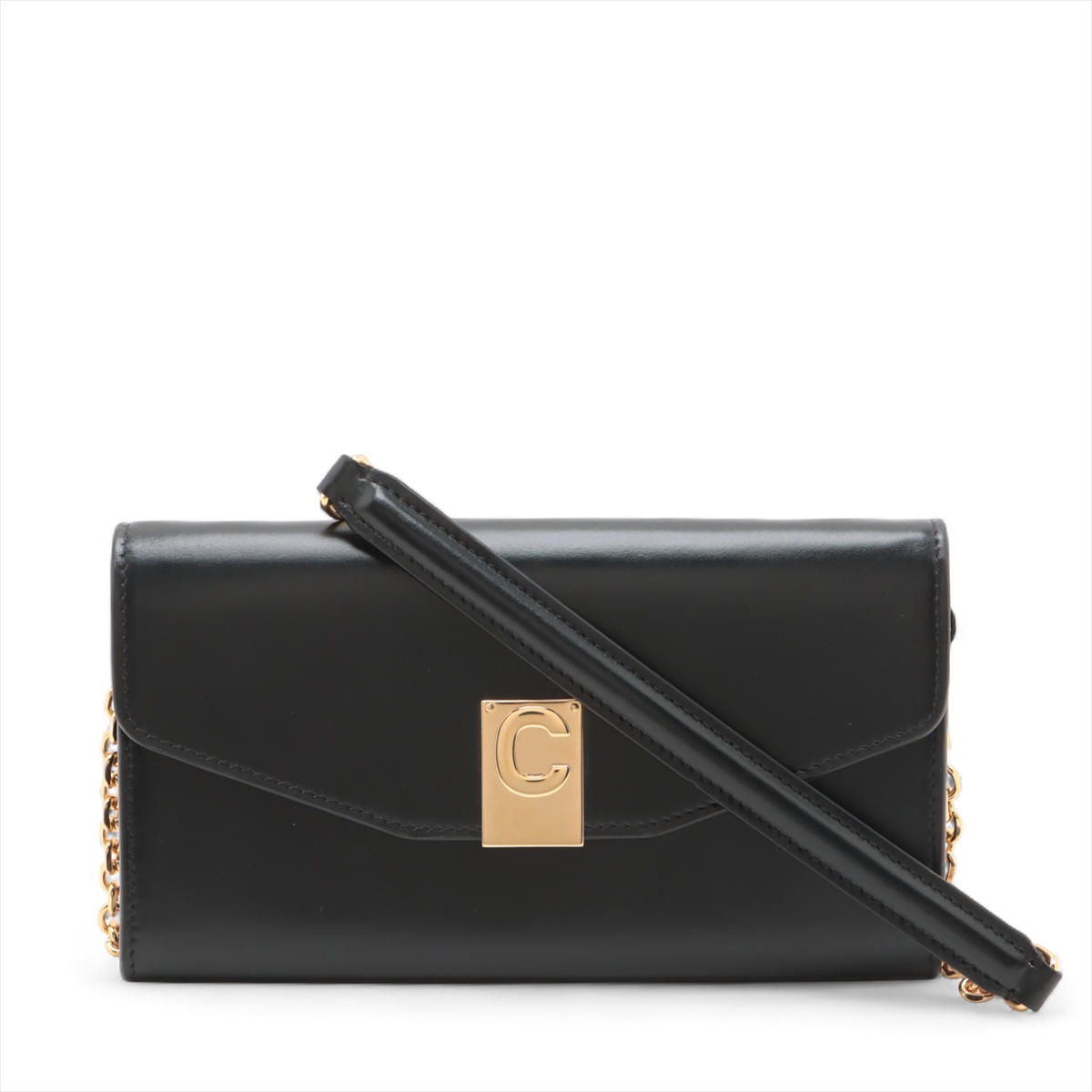 お値下げ☆CELINE セリーヌ レザー バングル グレー
