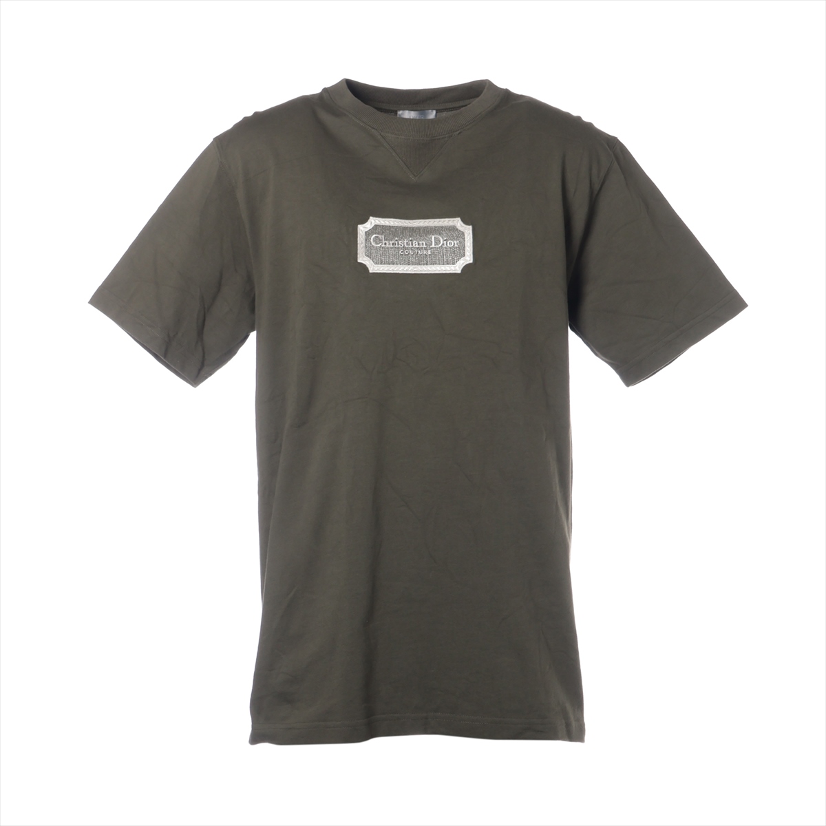 ディオール 19SS コットン×ナイロン Tシャツ XS メンズ ブラック