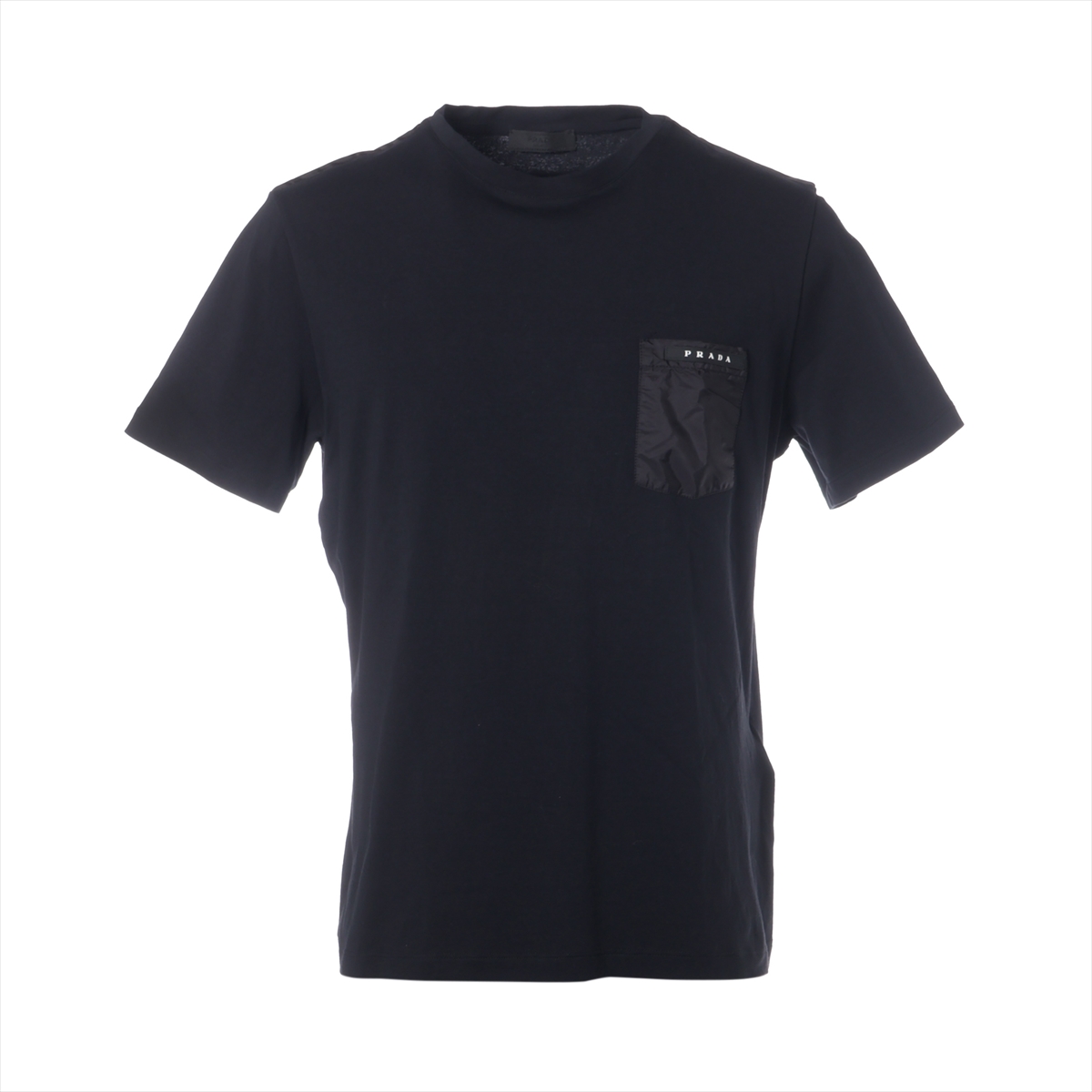プラダ 18年 コットン Tシャツ 3XL メンズ ブラック SJM979