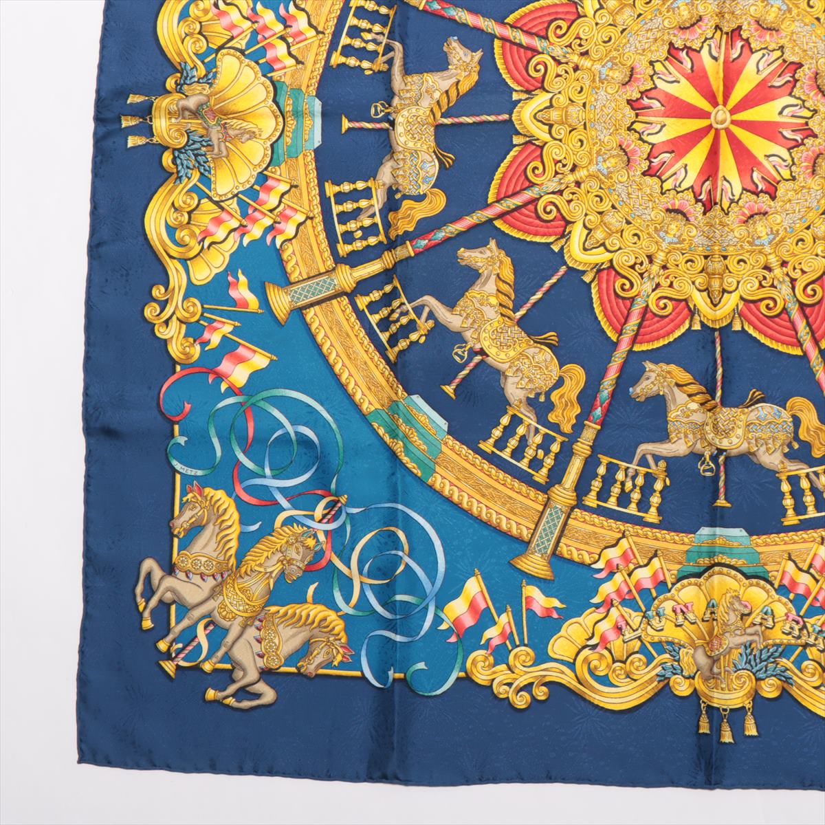 HERMES 返品可 エルメス カレ 90 大判 シルク スカーフ JUNGLE