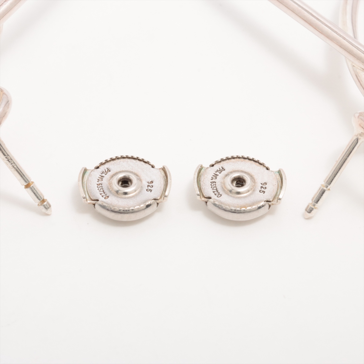 エルメス ループ ミディアム ピアス(両耳用) 925 11.5g シルバー