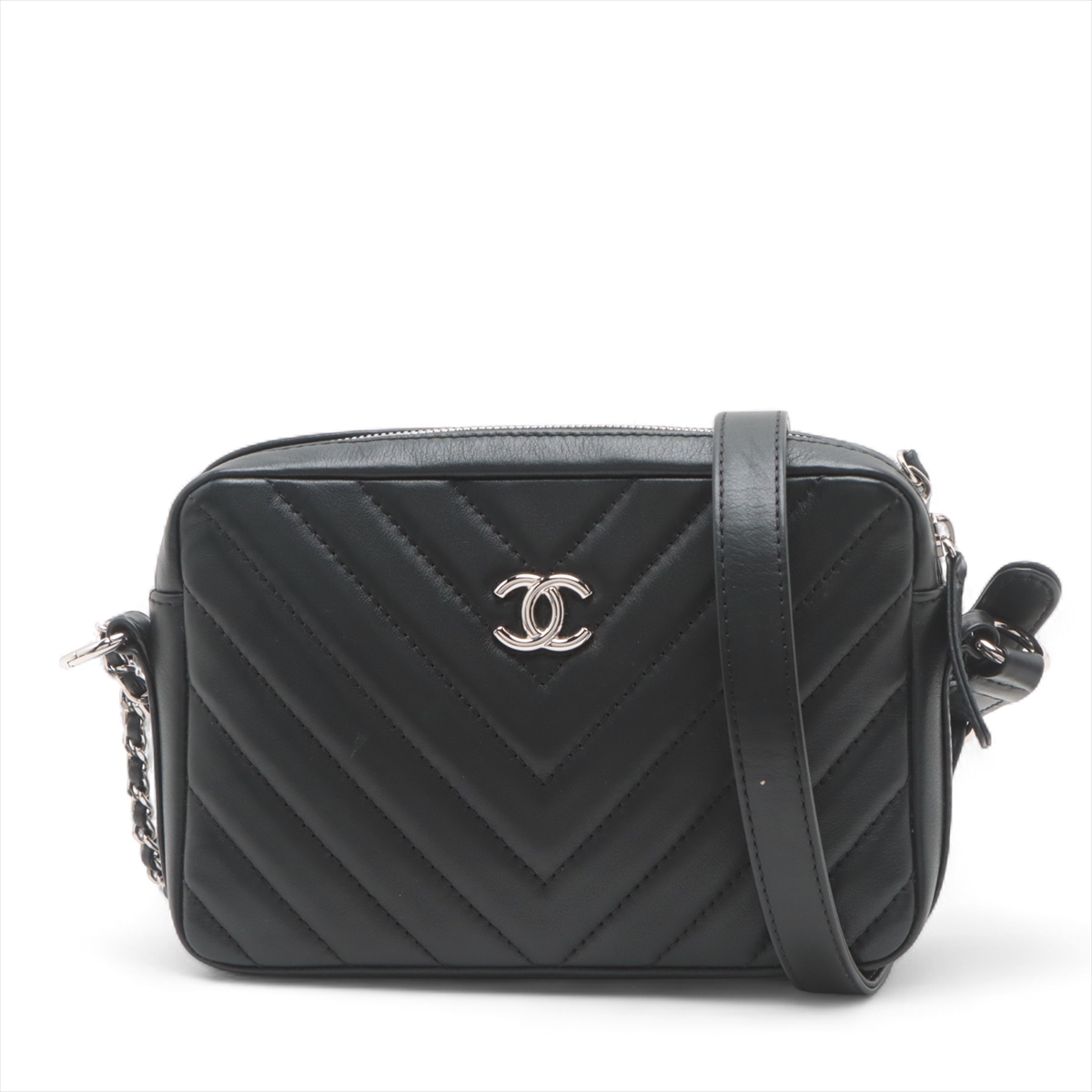 CHANEL シャネル シェブロン チェーンショルダーバッグ
