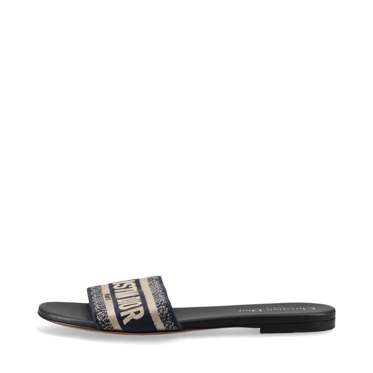 Christian Dior ロゴ入り サンダル ネイビー 【公式通販】