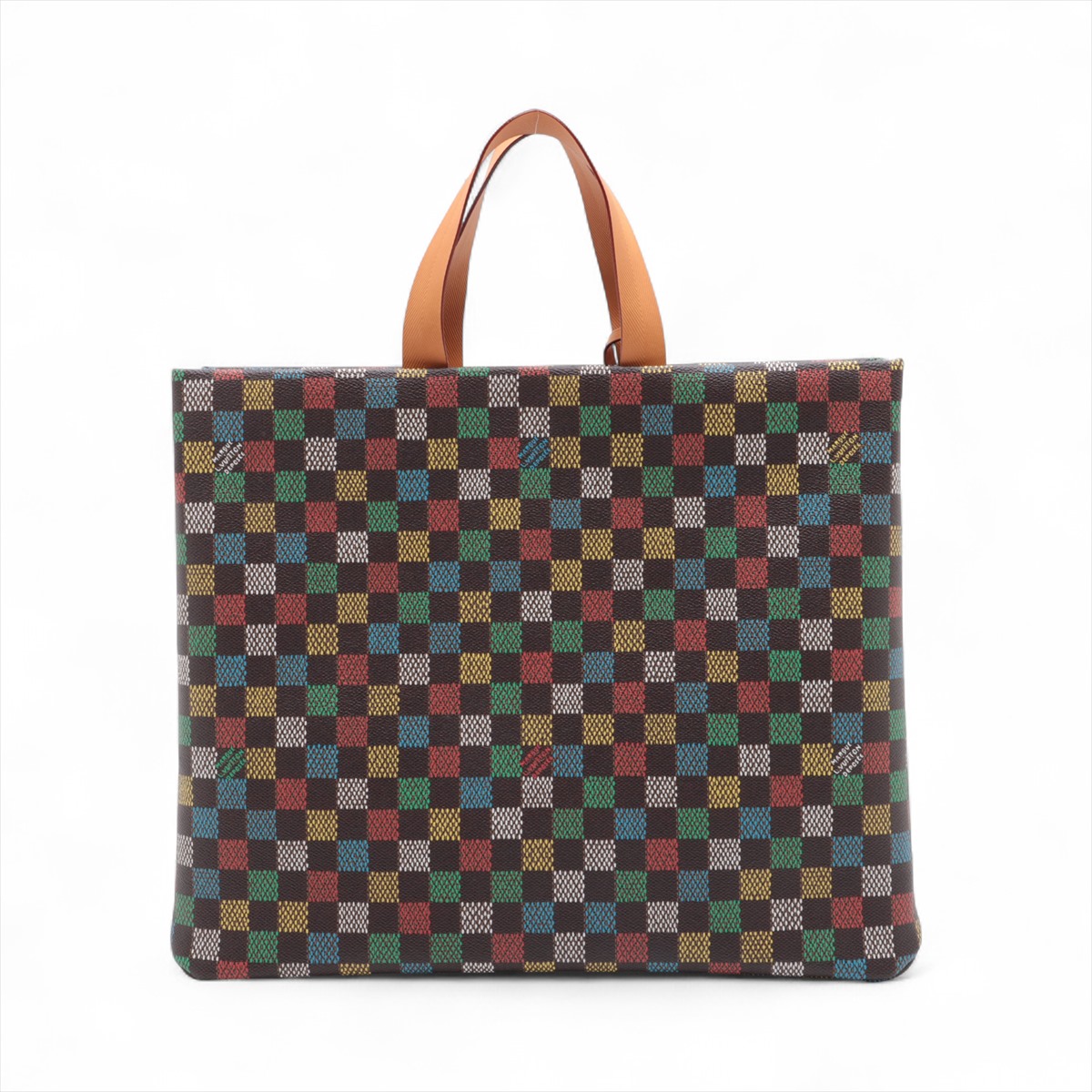 関税込 LV Shopper Tote MM N00192 Louis Vuitton LV Bars Damier Shopper Tote Bag MM N00192