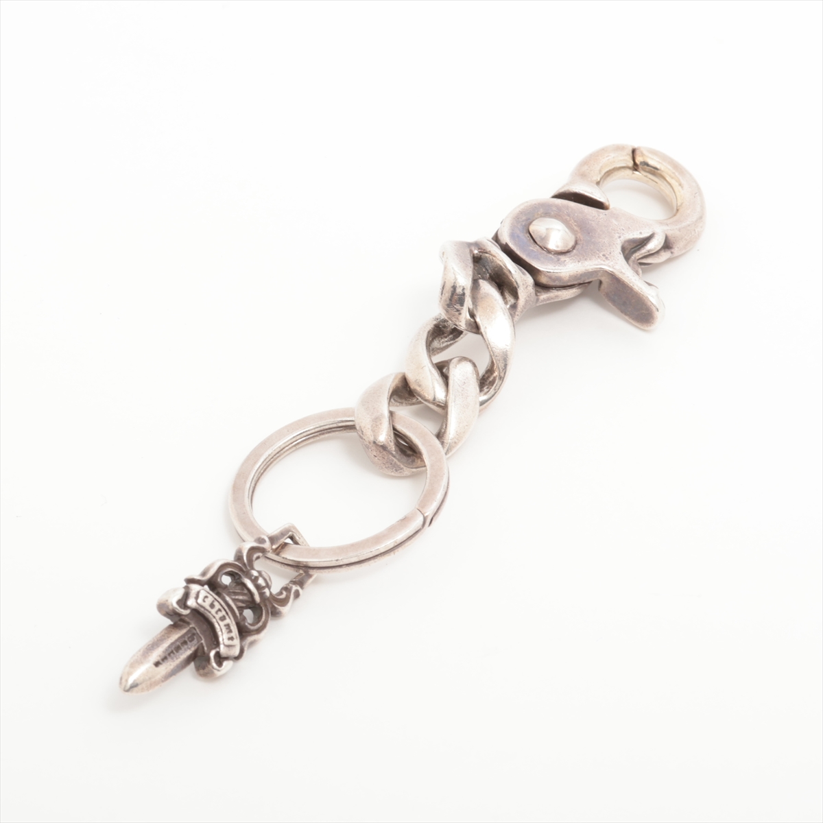 CHROME HEARTS/クロムハーツ カンパナクロスペンダント ラージw