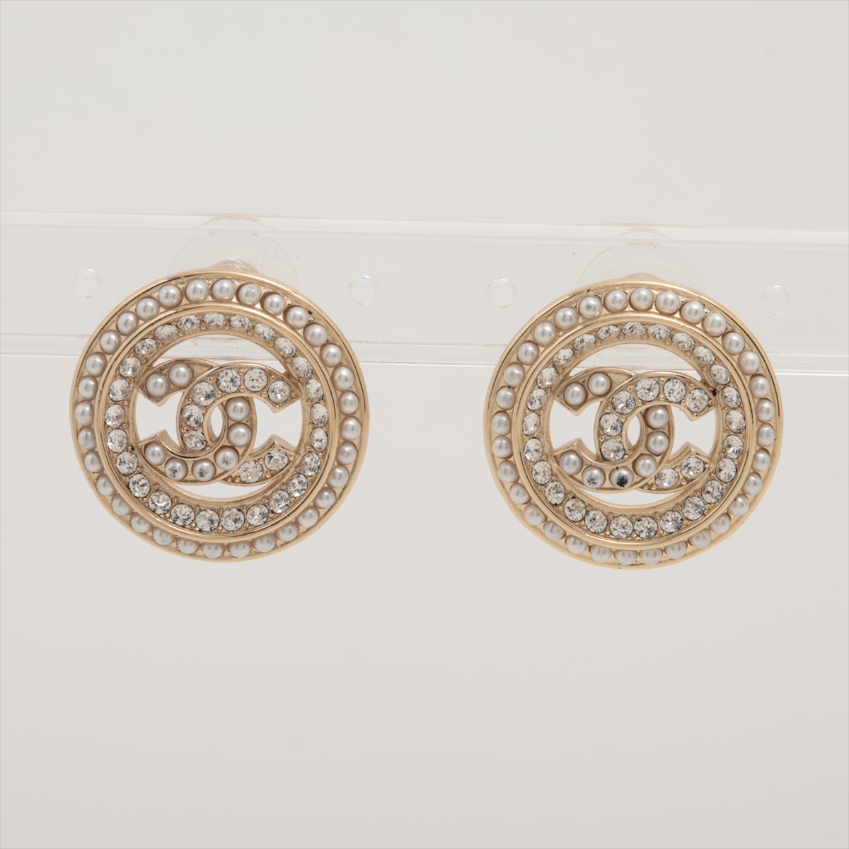 シャネル ゴールドプレート ロゴ フェイクパール ピアス 楽天市場】シャネル CHANEL ピアス ココマーク パールxゴールドx
