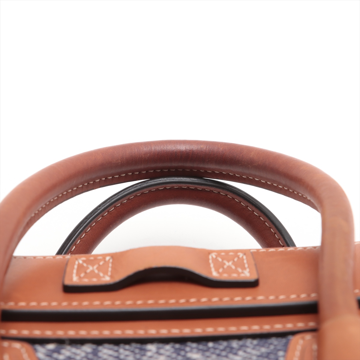 国内発送 セリーヌ ラゲッジ ツイード ナノ CELINE - セリーヌ Celine ブラックツイードラゲージナノ 美品