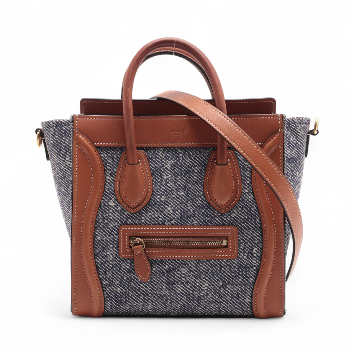 VINTAGE●CELINE●セリーヌ ナノ ラゲージバッグ 楽天市場】美品 CELINE セリーヌ ラゲージ ナノショッパー
