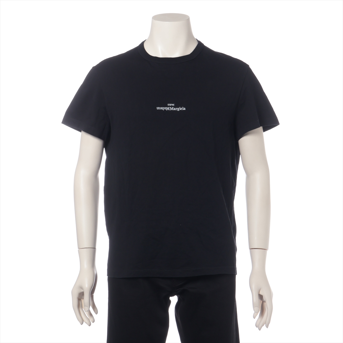 BURBERRY バーバリー チェック柄 ロゴTシャツ 新作 黒 XXL