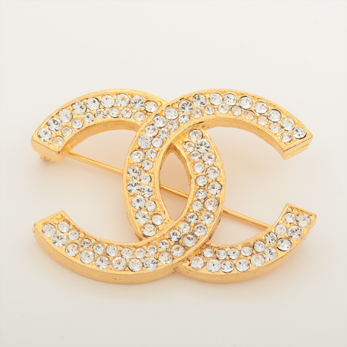 CHANEL シャネル 174 ヴィンテージ ココマーク ラインストーンブローチ CHANEL(シャネル) Coco mark rhinestone brooch ココマーク
