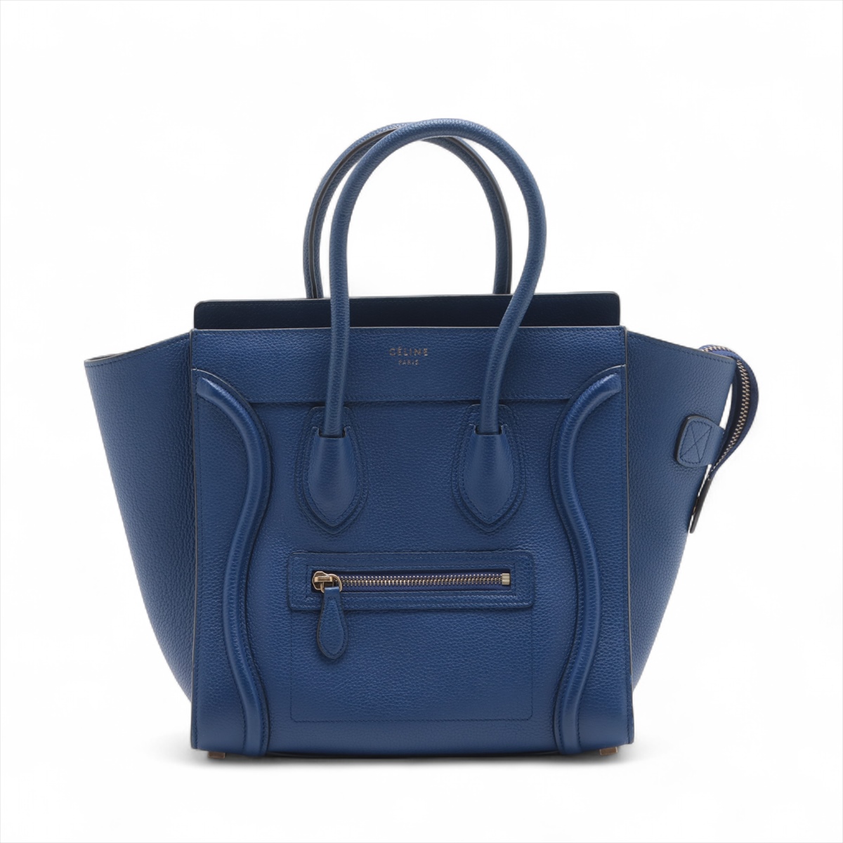 セリーヌ CELINE ラゲージ マイクロショッパー ハンド バッグ レザー