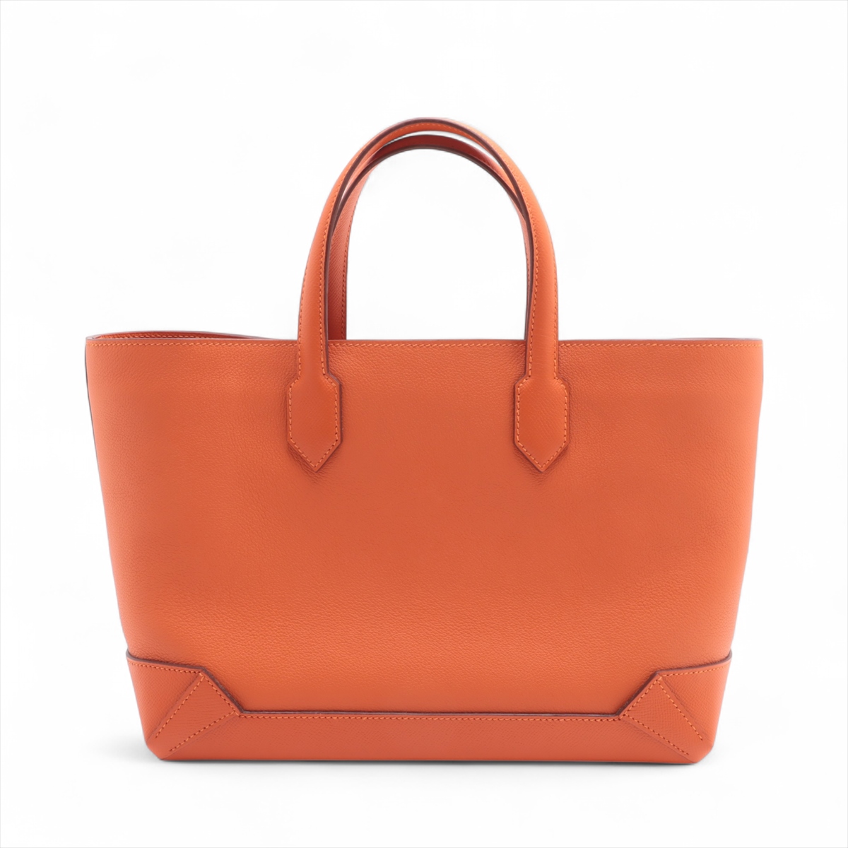 Hermès Maxi Box Cabas 30 Evercolor x Vow Epson Orange poppy