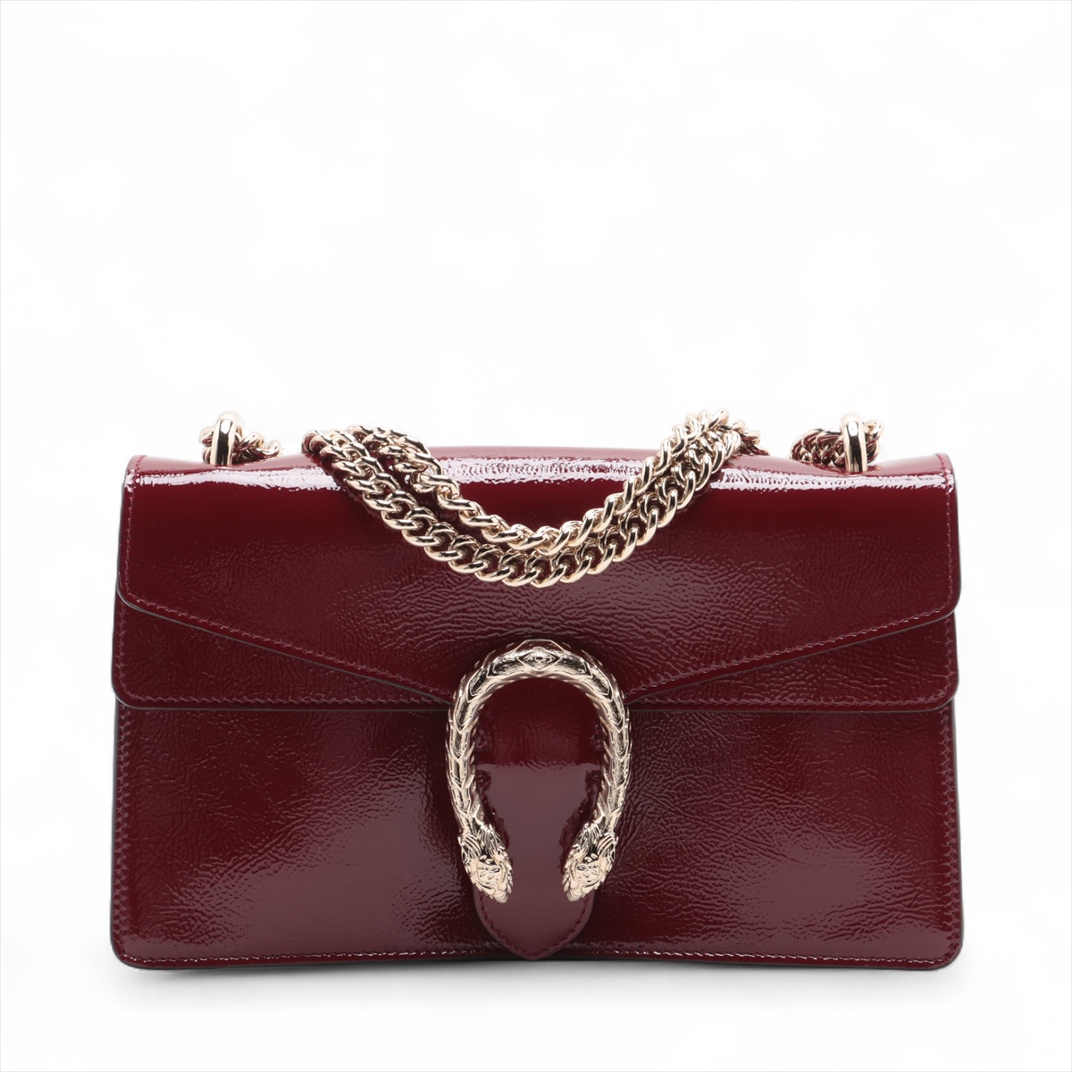 新作☆【GUCCI】パテントレザーのミニディオニュソスバッグ グッチ ディオニュソス パテントレザー チェーンショルダー